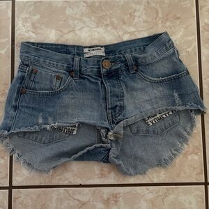 One Teaspoon Denim Shorts